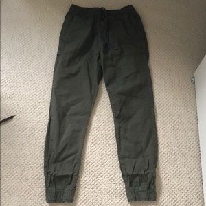 American Eagle Olive Joggers Size SMALL